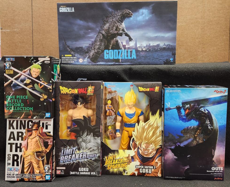 Manga volumes and collectible items available alongside comic books